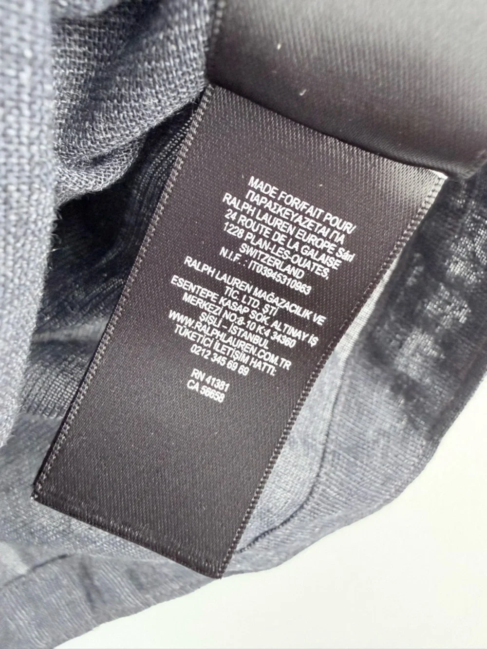RRL Double RL Ralph Lauren Indigo Twill Vest XL NWT Wool Linen Cotton Cinch Back
